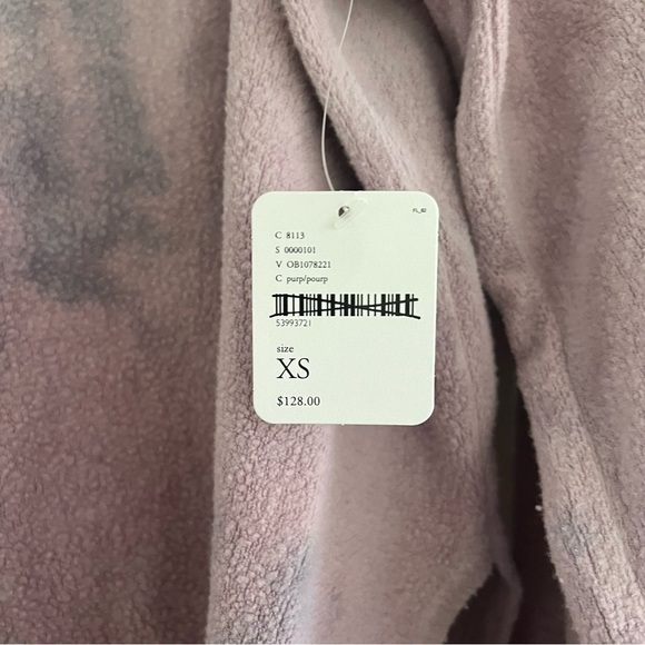 NWT Free People Someday Oversized Sweatshirt XS Purple JB - Picture 6 of 9